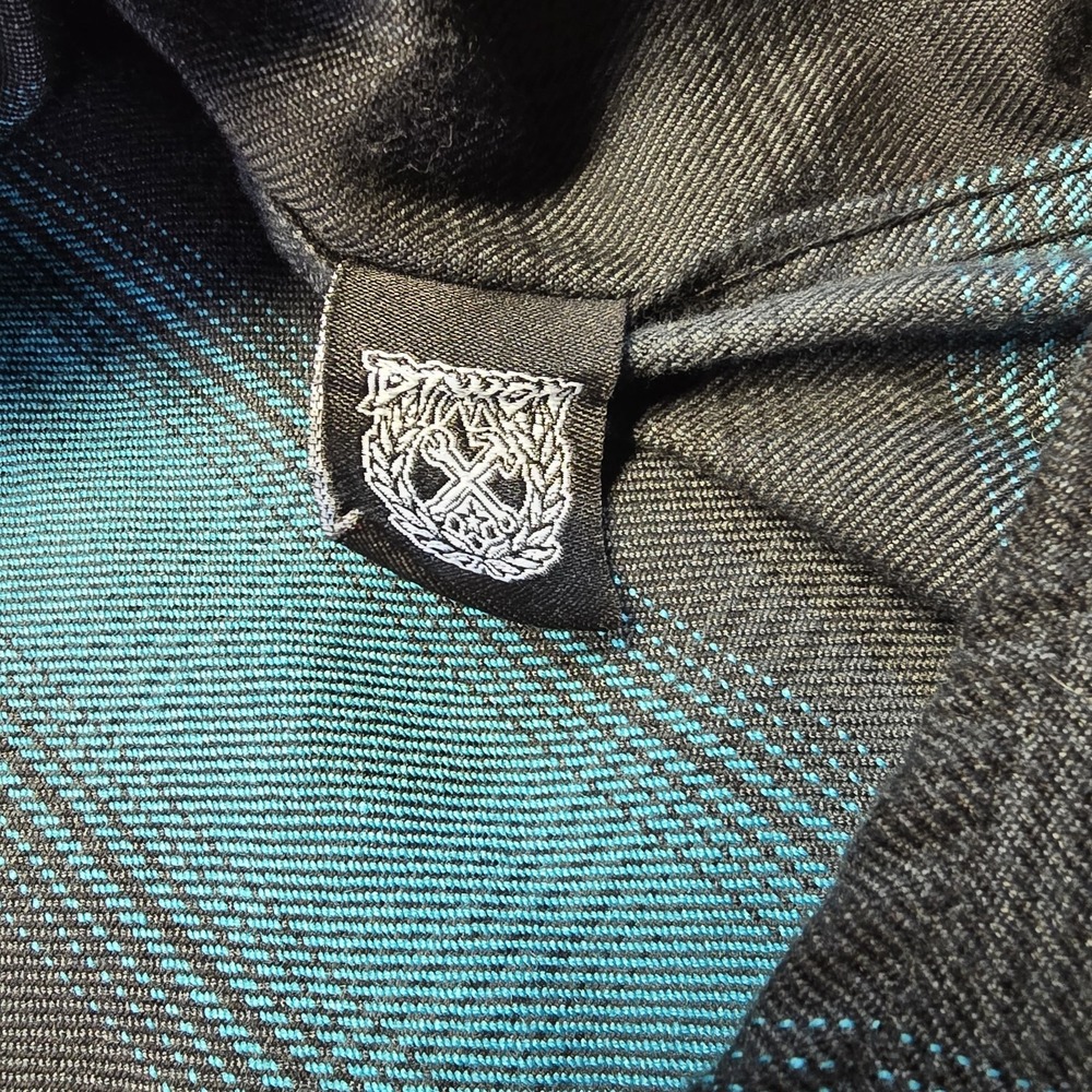 Dixxon Flannel  The Crusher Pearl Snap Flannel Mens Size XL - Picture 8 of 9